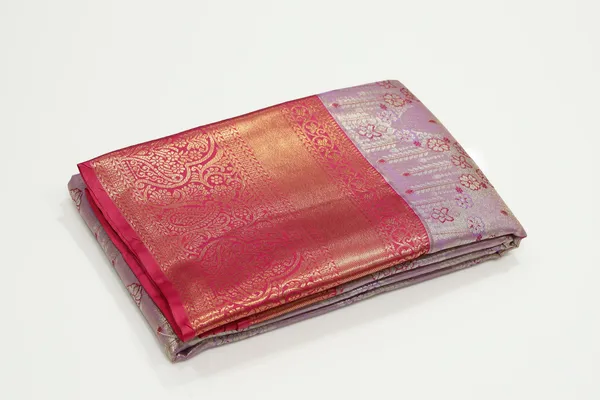 Pink_Kanchipuram_Inspired_Semi_Silk_Saree_With_Wide_Contrast_Border