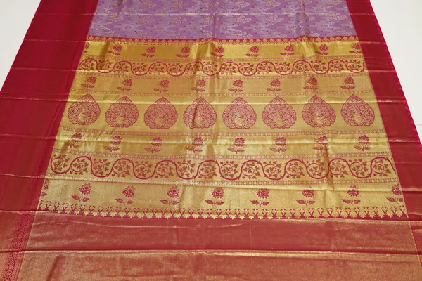 Pink_Kanchipuram_Inspired_Semi_Silk_Saree_With_Wide_Contrast_Border