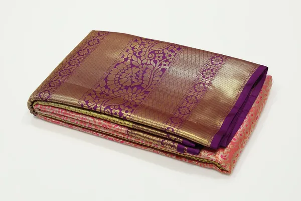 Coral_Red_Kanchipuram_Inspired_Semi_Silk_Saree_With_Wide_Contrast_Border