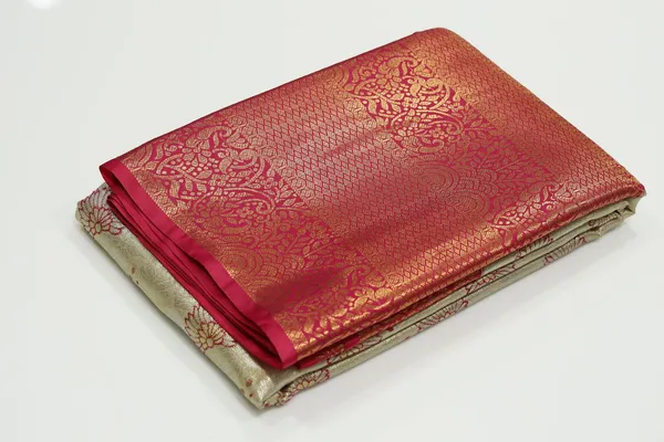 Mustard_Gold_Dharmavaram_Inspired_Semi_Silk_Saree_With_Wide_Contrast_Border