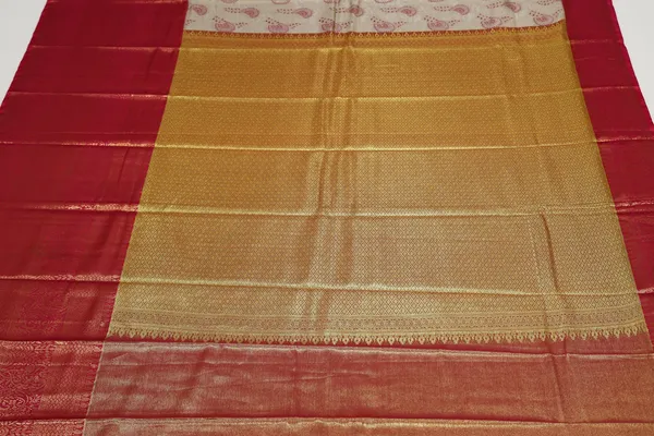 Mustard_Gold_Dharmavaram_Inspired_Semi_Silk_Saree_With_Wide_Contrast_Border