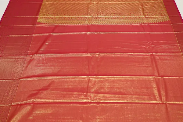 Teal_Green_Gadwal_Inspired_Semi_Silk_Saree_With_Wide_Contrast_Border