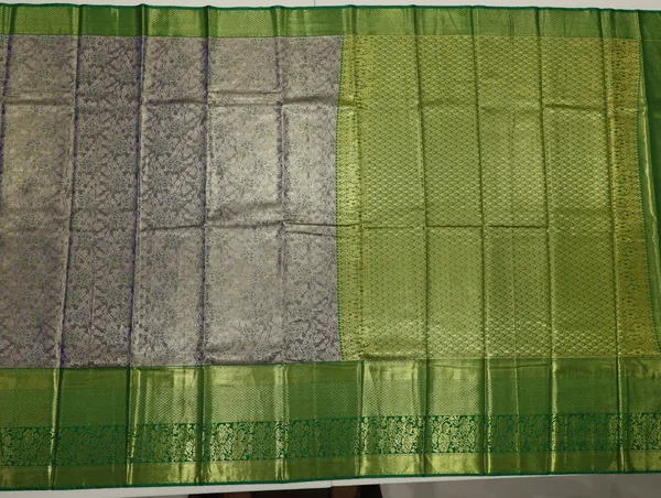Lime_Green_Uppada_Inspired_Semi_Silk_Saree_With_Small_Self_Border
