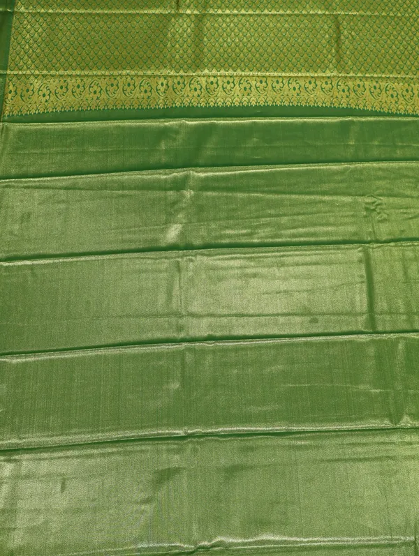 Lime_Green_Uppada_Inspired_Semi_Silk_Saree_With_Small_Self_Border