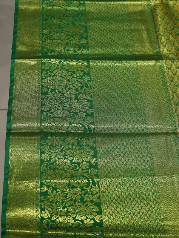 Lime_Green_Uppada_Inspired_Semi_Silk_Saree_With_Small_Self_Border