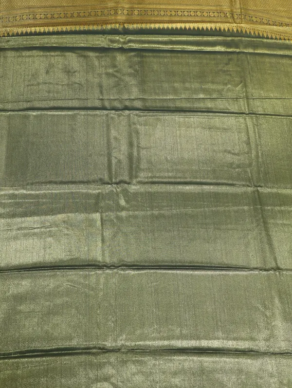 Antique_Gold_Kanchipuram_Inspired_Semi_Silk_Saree_With_Royal_Blue_Wide_Border