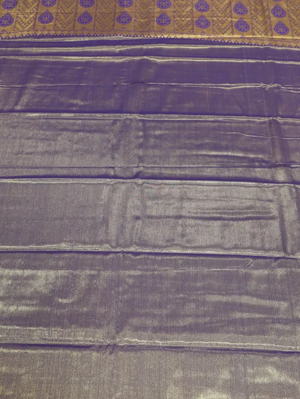 Teal_Green_Gadwal_Inspired_Semi_Silk_Saree_With_Wide_Contrast_Border
