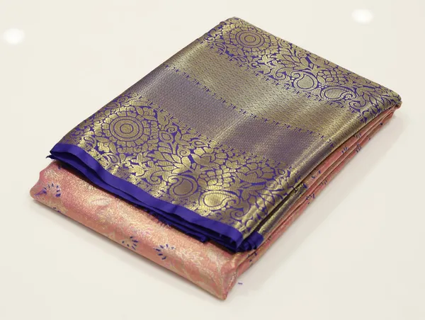 Peach_Pink_Uppada_Inspired_Semi_Silk_Saree_With_Small_Contrast_Border