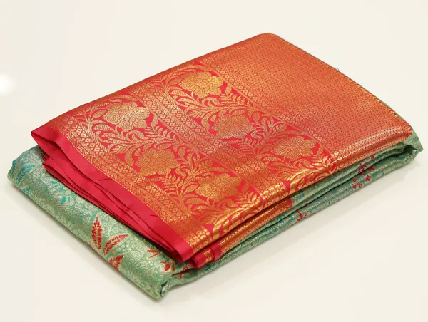 Mustard_Gold_Kanchipuram_Inspired_Semi_Silk_Saree_With_Wide_Contrast_Border