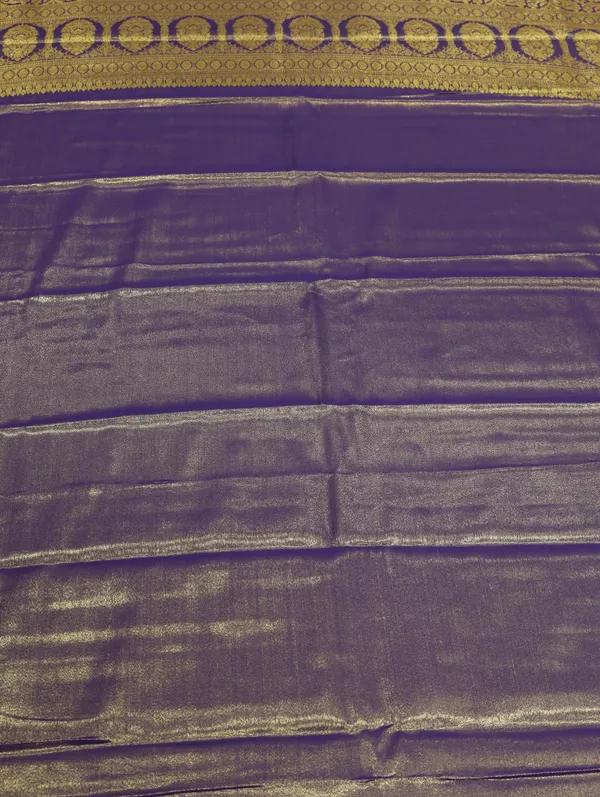 Emerald_Green_Kanchipuram_Inspired_Semi_Silk_Saree_With_Teal_Wide_Contrast_Border