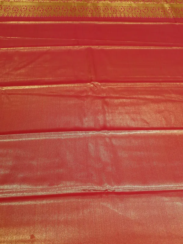 Wine_Red_Kanchipuram_Inspired_Semi_Silk_Saree_With_Wide_Contrast_Border