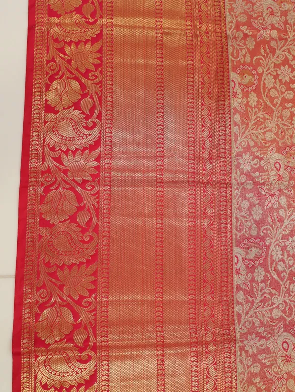 Emerald_Green_Kanchipuram_Inspired_Semi_Silk_Saree_With_Wide_Self_Border