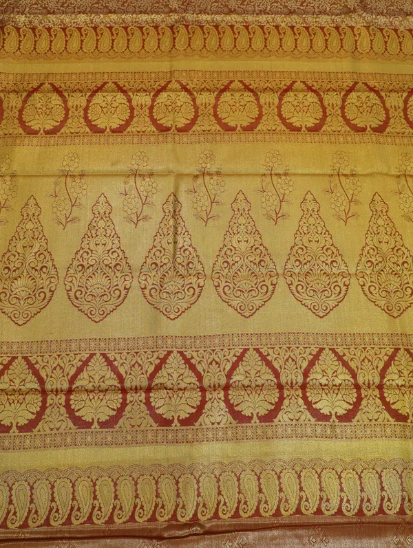 Maroon_Mysore_Inspired_Semi_Silk_Saree_With_Contrast_Border