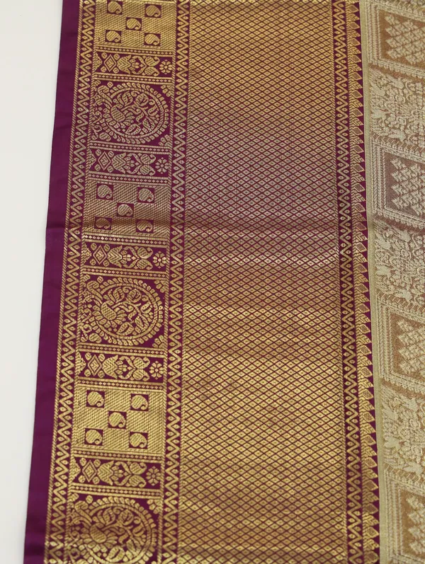 Teal_Green_Kanchipuram_Inspired_Semi_Silk_Saree_With_Wide_Contrast_Border