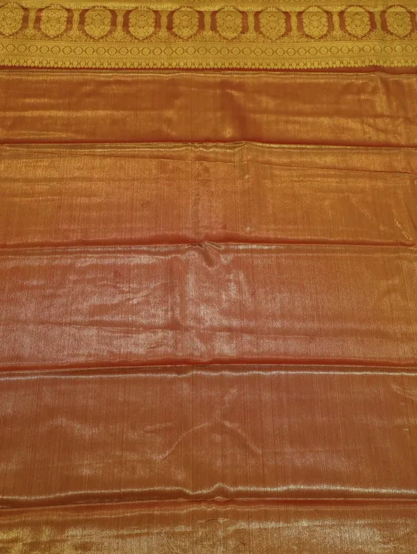 Champagne_Gold_Mysore_Inspired_Semi_Silk_Saree_With_Small_Contrast_Border