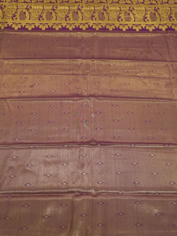 Deep_Purple_Dharmavaram_Inspired_Semi_Silk_Saree_With_Wide_Contrast_Border