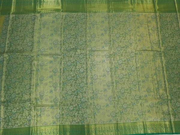 Lime_Green_Uppada_Inspired_Semi_Silk_Saree_With_Small_Self_Border