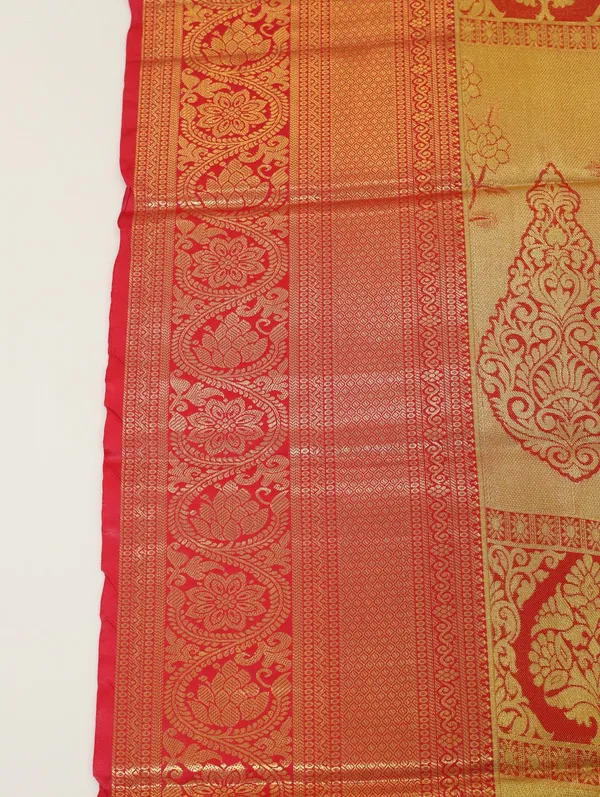 Lime_Green_Uppada_Inspired_Semi_Silk_Saree_With_Small_Self_Border