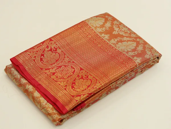 Lime_Green_Uppada_Inspired_Semi_Silk_Saree_With_Small_Self_Border