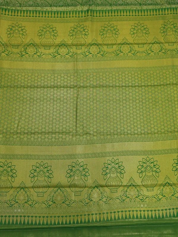 Coral_Orange_Dharmavaram_Inspired_Semi_Silk_Saree_With_Wide_Contrast_Border