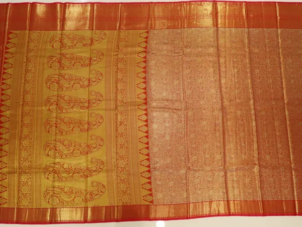 Lime_Green_Uppada_Inspired_Semi_Silk_Saree_With_Small_Self_Border