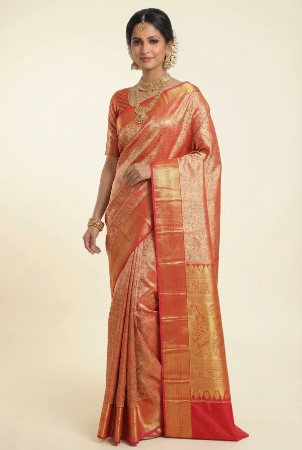 Lime_Green_Uppada_Inspired_Semi_Silk_Saree_With_Small_Self_Border