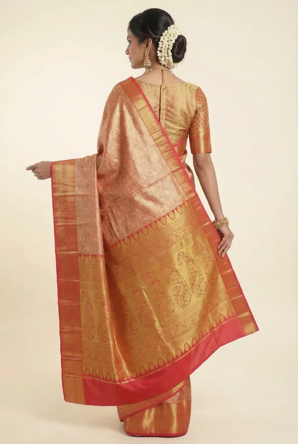 Lime_Green_Uppada_Inspired_Semi_Silk_Saree_With_Small_Self_Border