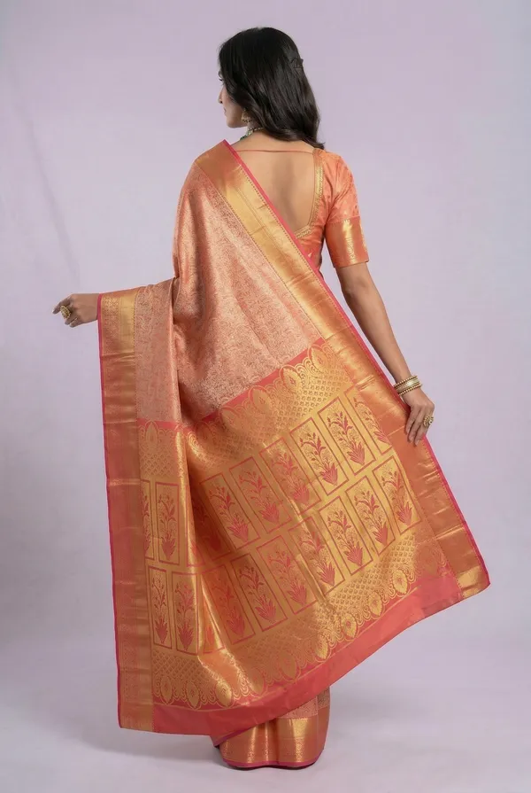 Mustard_Gold_Kanchipuram_Inspired_Semi_Silk_Saree_With_Wide_Contrast_Border
