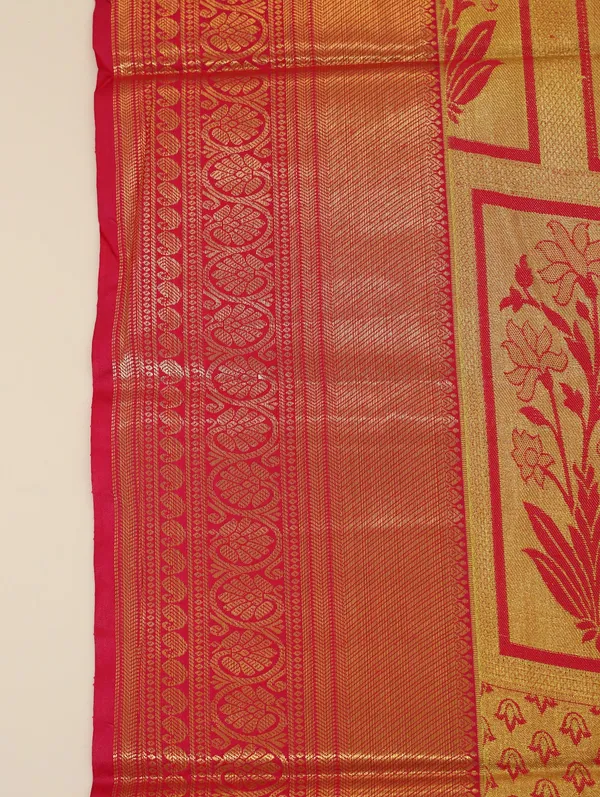 Mustard_Gold_Kanchipuram_Inspired_Semi_Silk_Saree_With_Wide_Contrast_Border