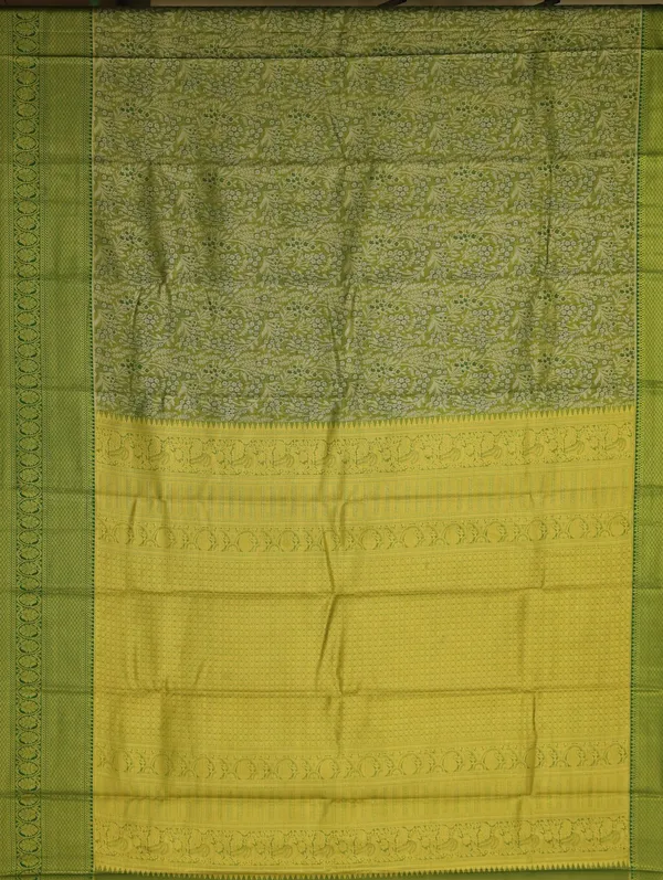 Sky_Blue_Dharmavaram_Inspired_Semi_Silk_Saree_With_Wide_Contrast_Border