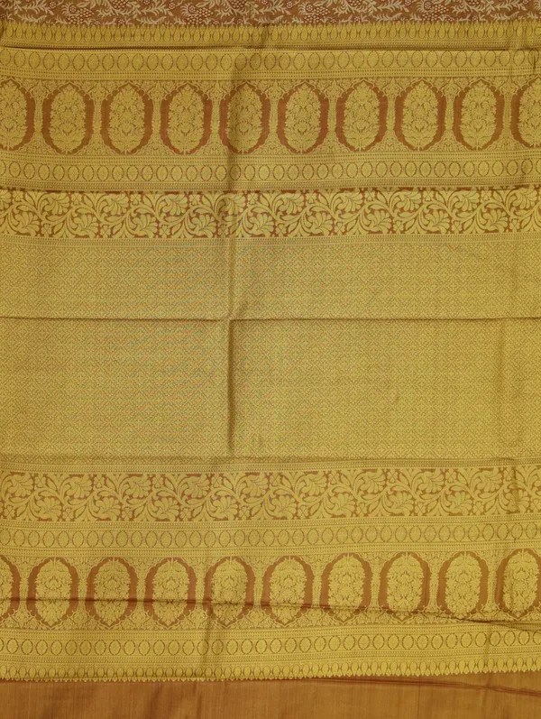 Cream_Gold_Kanchipuram_Inspired_Semi_Silk_Saree_With_Wide_Contrast_Border