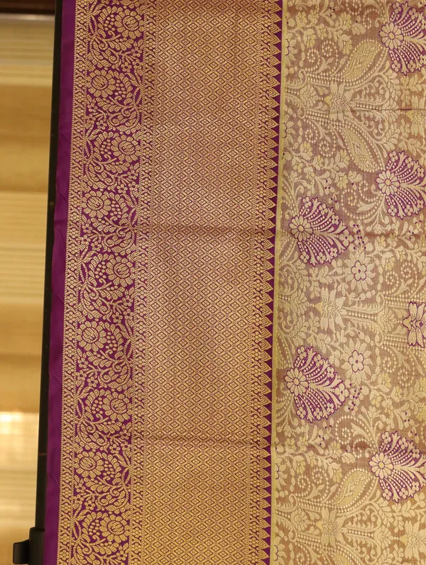 Teal_Green_Gadwal_Inspired_Semi_Silk_Saree_With_Wide_Contrast_Border