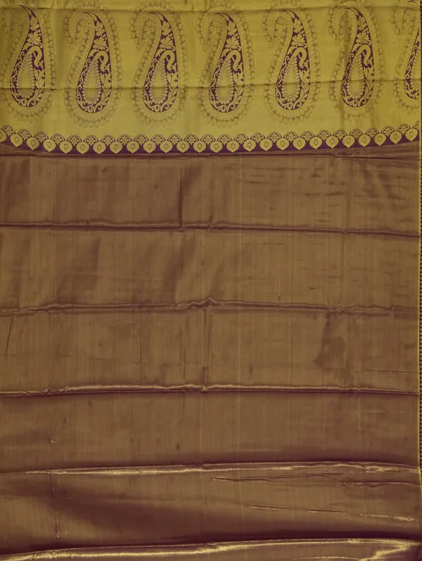 Teal_Green_Gadwal_Inspired_Semi_Silk_Saree_With_Wide_Contrast_Border
