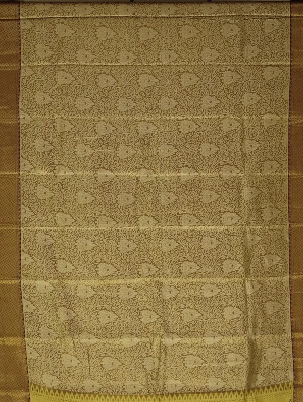 Mustard_Gold_Kanchipuram_Inspired_Semi_Silk_Saree_With_Wide_Contrast_Border