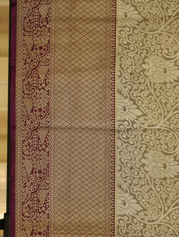 Mustard_Gold_Kanchipuram_Inspired_Semi_Silk_Saree_With_Wide_Contrast_Border