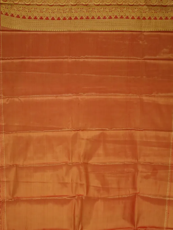 Rust_Orange_Kanchipuram_Inspired_Semi_Silk_Saree_With_Wide_Contrast_Border