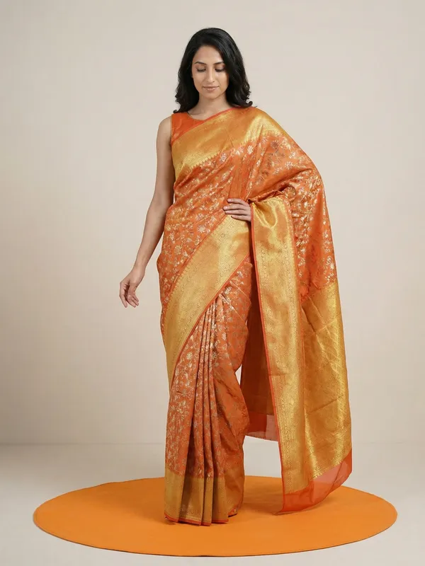 Teal_Blue_Kanchipuram_Inspired_Semi_Silk_Saree_With_Wide_Contrast_Border