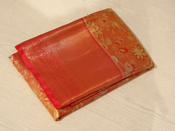 Teal_Blue_Kanchipuram_Inspired_Semi_Silk_Saree_With_Wide_Contrast_Border