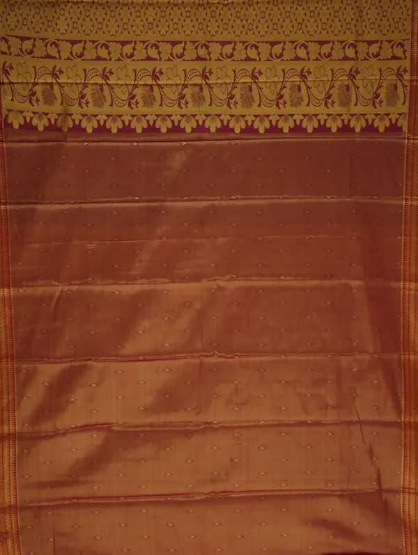 Royal_Blue_Gadwal_Inspired_Semi_Silk_Saree_With_Contrast_Border