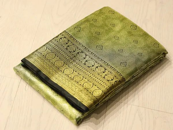 Mustard_Yellow_Kanchipuram_Inspired_Semi_Silk_Saree_With_Wide_Contrast_Border