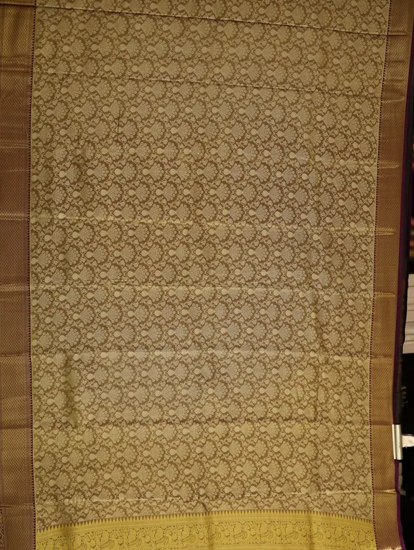 Beige_Gold_Uppada_Inspired_Semi_Silk_Saree_With_Contrast_Border