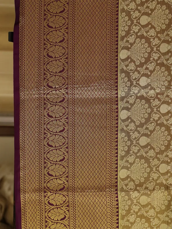 Beige_Gold_Uppada_Inspired_Semi_Silk_Saree_With_Contrast_Border