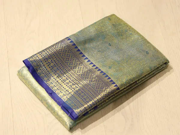 Pink_Kanchipuram_Inspired_Semi_Silk_Saree_With_Wide_Self_Border