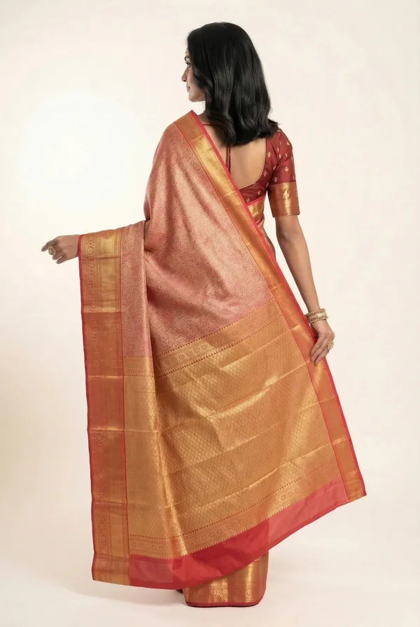 Lavender_Kanchipuram_Inspired_Semi_Silk_Saree_With_Contrast_Border