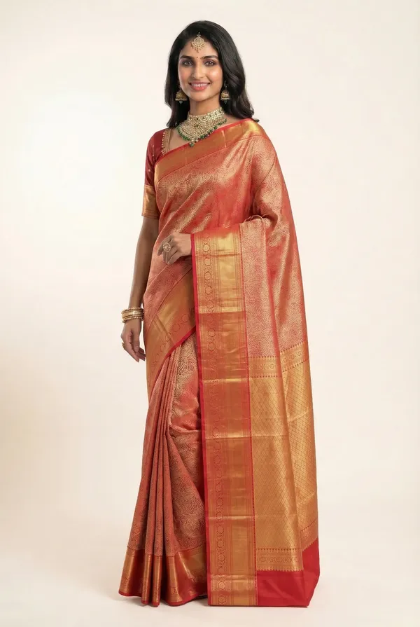 Lavender_Kanchipuram_Inspired_Semi_Silk_Saree_With_Contrast_Border