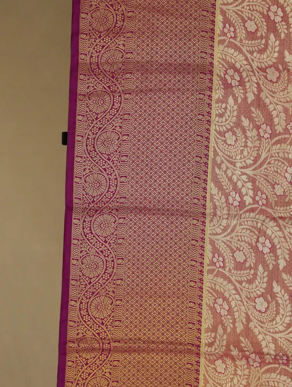Rose_Pink_Uppada_Inspired_Semi_Silk_Saree_With_Contrast_Border