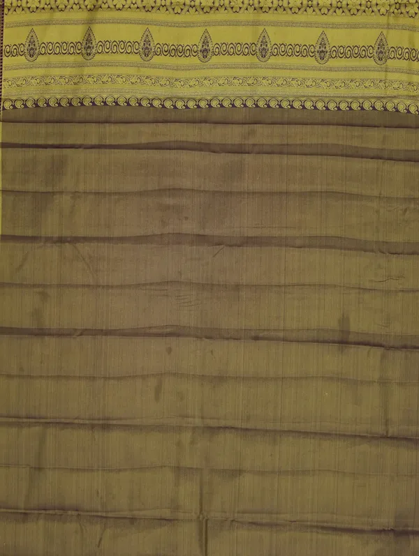 Peach_Kanchipuram_Inspired_Semi_Silk_Saree_With_Contrast_Border