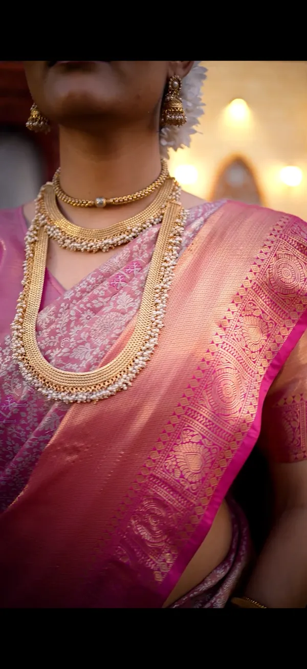Rose_Pink_Kanchipuram_Inspired_Semi_Silk_Saree_With_Floral_Zari_Brocade_&_Bridal_Pallu