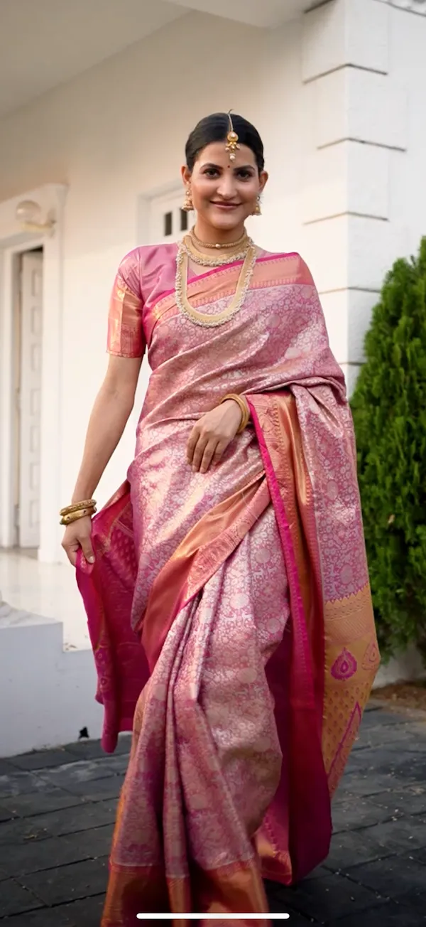 Rose_Pink_Kanchipuram_Inspired_Semi_Silk_Saree_With_Floral_Zari_Brocade_&_Bridal_Pallu