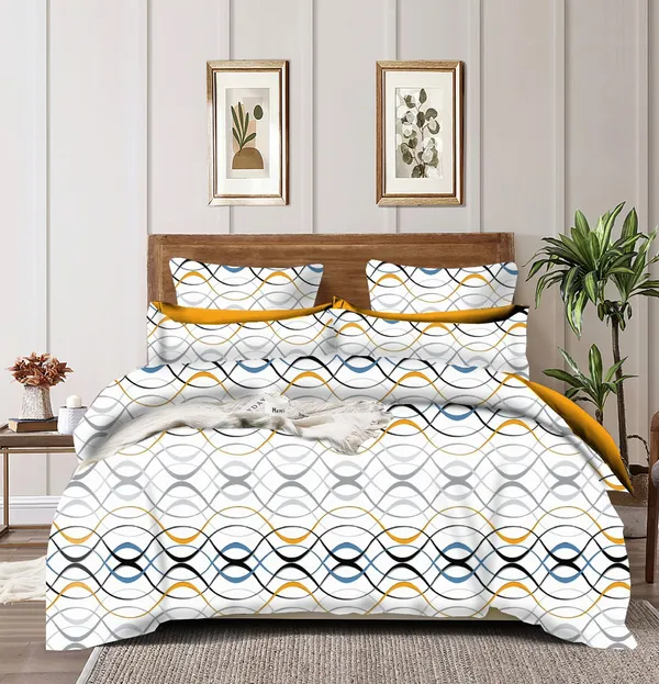 ELITE_-_FIT_Elasticated_Fitted_Bedsheet_with_All-Around_Elastic_|_Wrinkle-Free_Poly_Cotton_Blend_|_Perfect_Fit_for_Mattress_up_to_6_Inches_|_Soft,_Breathable_&_Easy_Care